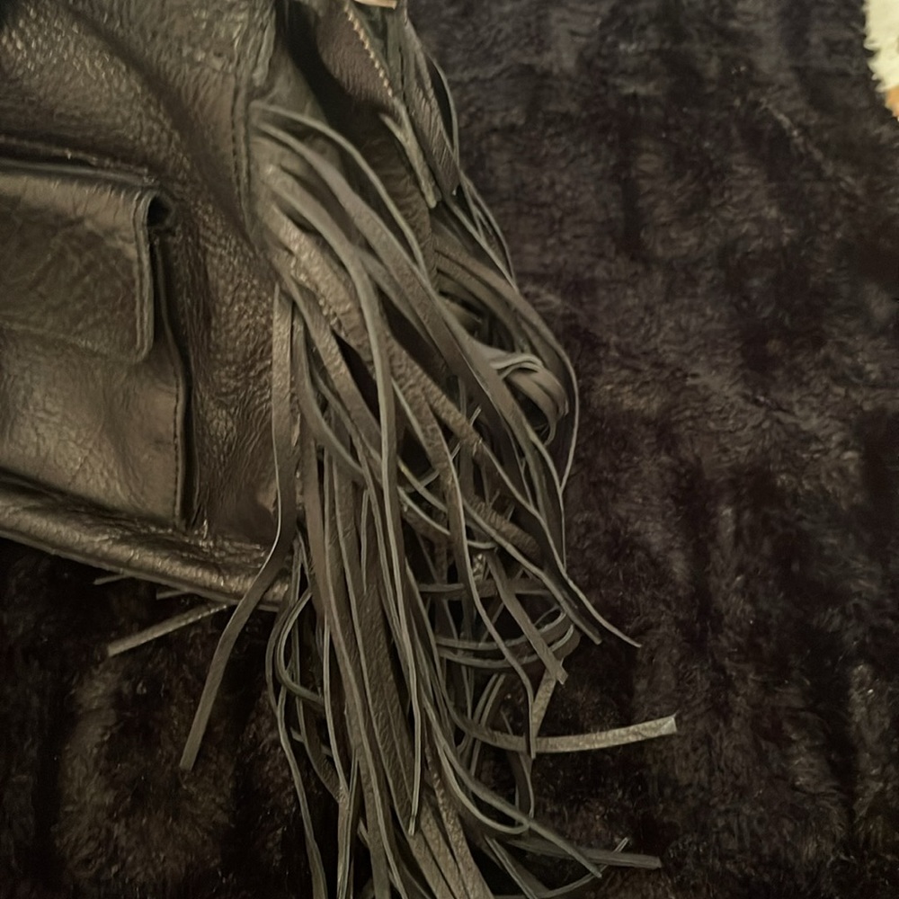 Black Leather Purse - Picture 6 of 8